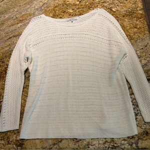 Zoos White Knit Sweater